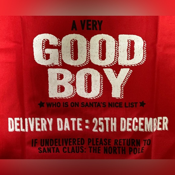 Twelve Timbers Christmas gift sack. Express Mail Service Special Del Good Boy - Picture 4 of 11